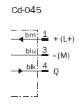 Connection Diagram โฟโต้สวิตช์แบบทรงกระบอก รุ่น MH15