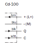 Connection Diagram โฟโต้สวิตช์แบบทรงกระบอก รุ่น V12-2