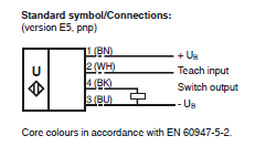 Electrical Connection โฟโต้สวิตช์แบบทรงกระบอก รุ่น UB300